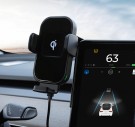 Qi mobil lader + oppbevaring bak skjerm - Tesla Model Y & 3 thumbnail