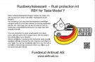 Rustdeksel sett RBY - Tesla Model Y thumbnail